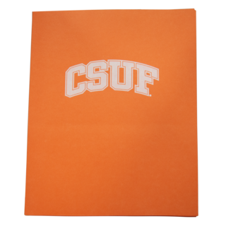 CSUF Arched Orange Folder